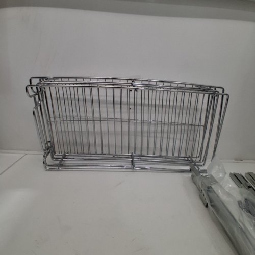 VEVOR 2-TIER WIRE PULL OUT CABINET UNDER SINK ORGANIZER - 12" X 21" (MODEL: LX-C9359) image 4