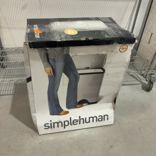 SIMPLEHUMAN RECTANGULAR STEP CAN - 50 L - STAINLESS STEEL image 6