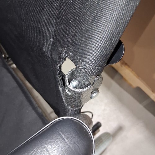 VEVOR TRANSPORT WHEELCHAIR WITH DETACHABLE ARMREST, SELF-LOCKING BRAKE AND FOOT RESTS - 24" SEAT - 300LB MAX - BLACK (MODEL: FS210ABEJP-61) image 3