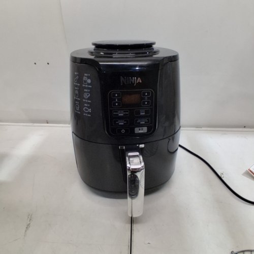 NINJA PROGRAMMABLE DIGITAL AIR FRYER - 3.8L (4 QT) CAPACITY - BLACK - (MODEL: AF101C) image 4