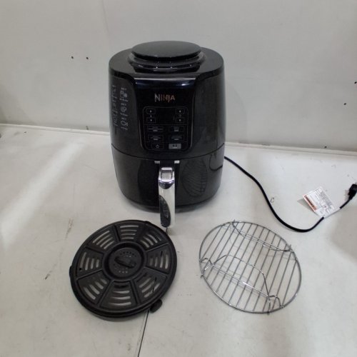 NINJA PROGRAMMABLE DIGITAL AIR FRYER - 3.8L (4 QT) CAPACITY - BLACK - (MODEL: AF101C) image 7