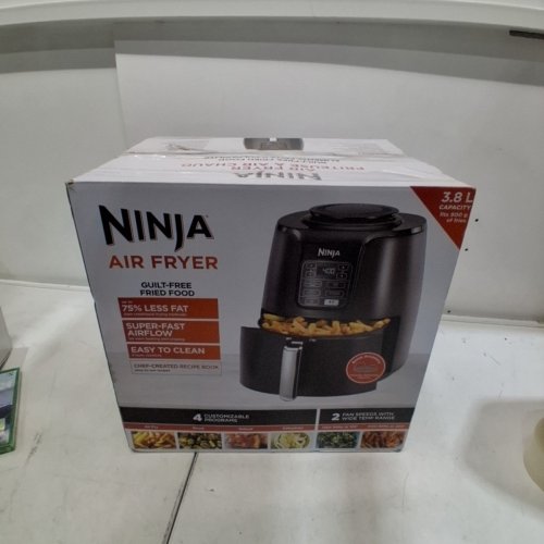 NINJA PROGRAMMABLE DIGITAL AIR FRYER - 3.8L (4 QT) CAPACITY - BLACK - (MODEL: AF101C) image 11