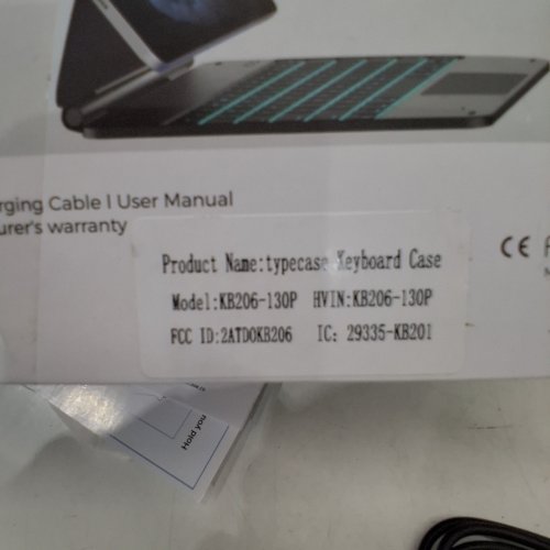 TYPECASE EDGE BLUETOOTH RGB BACKLIGHT MAGIC KEYBOARD CASE - FOR IPAD PRO 13 (M4) - BLUE (MODEL: KB206-130P) image 3