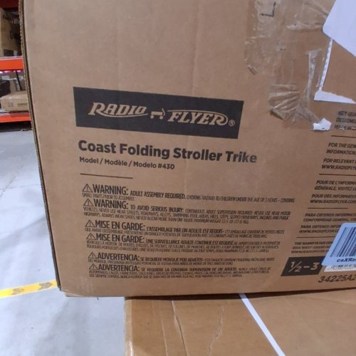 RADIO FLYER FOLDING STROLLER TRIKE - 6M TO 3 YEARS - NAVY (MODEL: 430) image 2