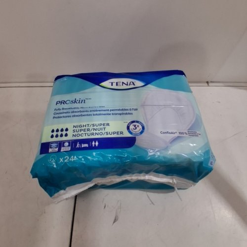 24PK TENA PROSKIN TENA PROSKIN NIGHT SUPER ABSORBENT PADS WITH ADJUSTABLE TABS, NIGHT SUPER ABSORBENCY PADS image 2