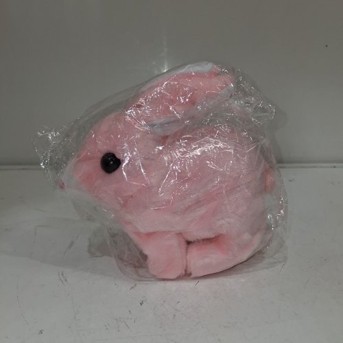 BUNNY PALS MY REALISTIC INTERACTIVE SMALL RABBIT PLUSH FOR KIDS - 6" - PINK image 2