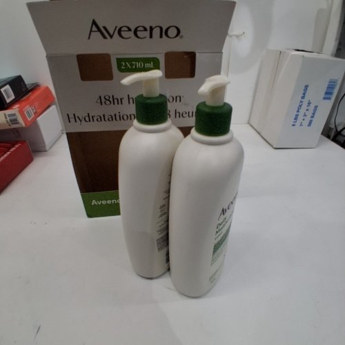 2PK AVEENO FRAGRANCE FREE DAILY MOISTURIZING LOTION - 710ML EACH image 2