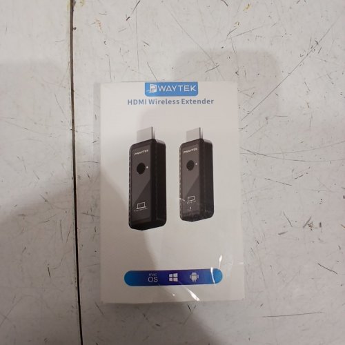 2PC PWAYTEK WIRELESS HDMI EXTENDER TRANSMITTER AND RECEIVER - BLACK image 5