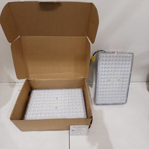 2PK INDMIRD OUTDOOR STADIUM WIRED LED WORK FLOODLIGHTS - 400W - BLACK image 2