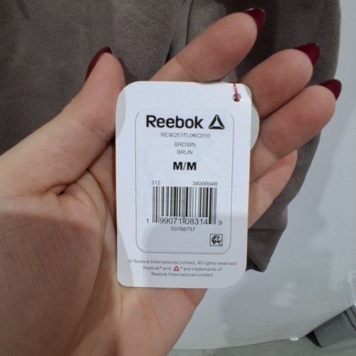 MEN'S REEBOK PULLOVER HOODIE - MEDIUM - BROWN (STYLE: REW253TL06C010) image 3