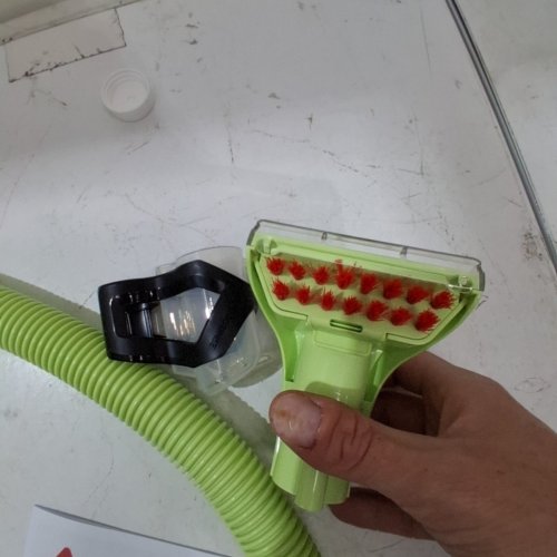 BISSELL LITTLE GREEN MINI CORDED PORTABLE CARPET AND UPHOLSTERY DEEP CLEANER WITH SELF-CLEANING TOUGH STAIN TOOL AND HYDRORINSE TOOL (MODEL: 4075B) image 6