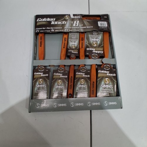 7PC SIMMS GOLDEN TOUCH BRUSH SET - MULTIPLE SIZES - WOOD/BLACK (MODEL: 1651938) image 2