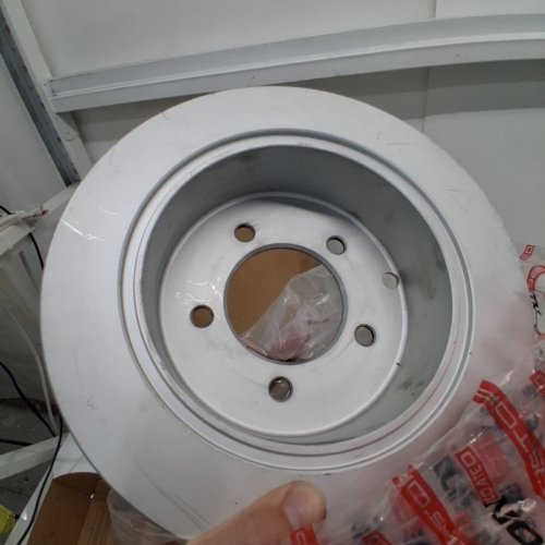 2PK POWERSTOP EVOLUTION FULLY-COATED REAR BRAKE ROTOR WITH PADS - compatible with select models - GREY (MODEL: AR8370EVC) image 4