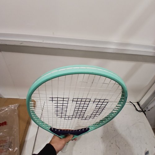 WILSON ESSENCE TENNIS RACKET - 4 1/4" GRIP - TURQUOISE (MODEL: WR147710U2) image 7