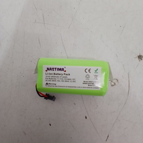 NASTIMA LI-ION BATTERY PACK FOR SELECT EUFY & DEEBOT ROBOT VACUUM MODELS - 14.4 V 2600 MAH - GREEN (MODEL: GR2S-LI26NA) image 4