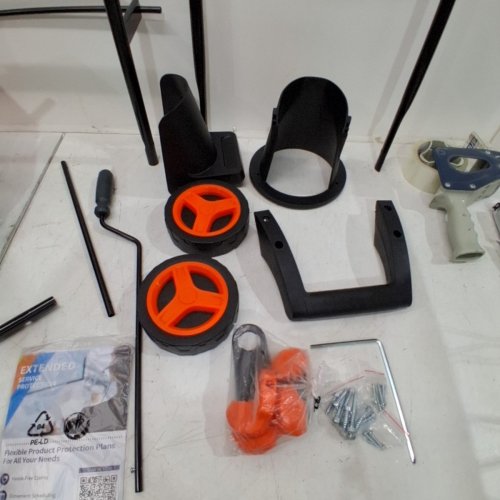 MAXLANDER CORDED ELECTRIC SNOW BLOWER WITH A 180° ADJUSTABLE CHUTE - 20" - BLACK/ORANGE (MODEL: SPEG09) image 4