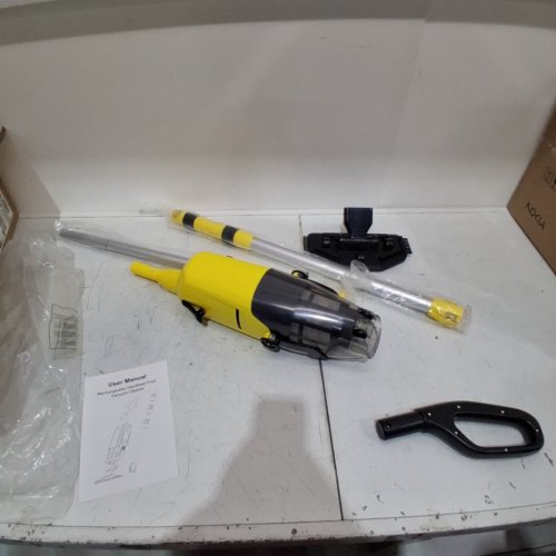 EFURDEN RECHARGEABLE HANDHELD POOL VACUUM CLEANER - 6000MAH 33.5"-69"L - YELLOW (MODEL: EDHV01) image 2