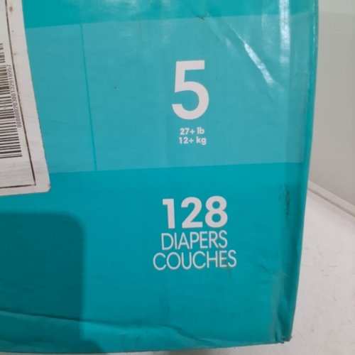 128PK PAMPERS BABY-DRY DISPOSABLE DIAPERS - SIZE 5 - 27+ LBS - SESAME STREET image 3