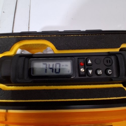 DEWALT DIGITAL TORQUE WRENCH WITH HEAVY DUTY CASE - 3/8" DRIVE - 5-100FT/LBS - BLACK/YELLOW (MODEL: DWMT17061) image 2