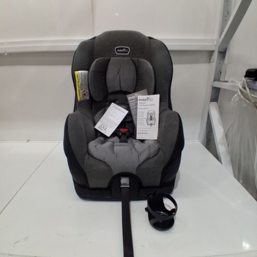 EVENFLO TRIBUTE LX CONVERTIBLE CAR SEAT - BLACK AND GRAY (MODEL: 38111190C) image 3