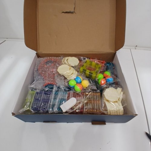 110PC BINZKBB LIGHT MAGNETIC TILES BUILDING BLOCKS - ASSORTED COLORS image 2