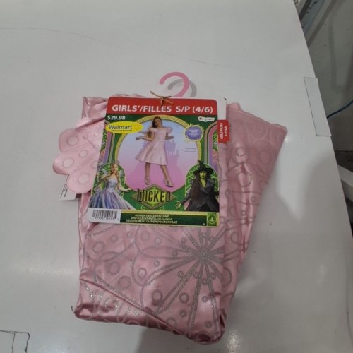 DISGUISE GIRLS GLINDA COSTUME- SMALL (4-6) - PINK image 2