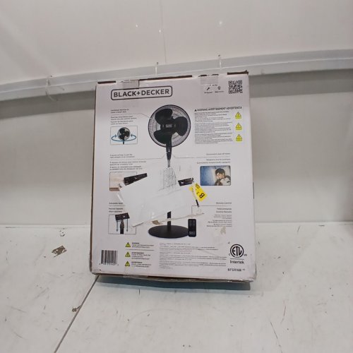 BLACK + DECKER STAND FAN WITH REMOTE - 16" DIAMETER - BLACK (MODEL: BFSR16B-01) image 6