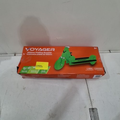 KID'S VOYAGER FOLDABLE KICK SCOOTER - GREEN image 3