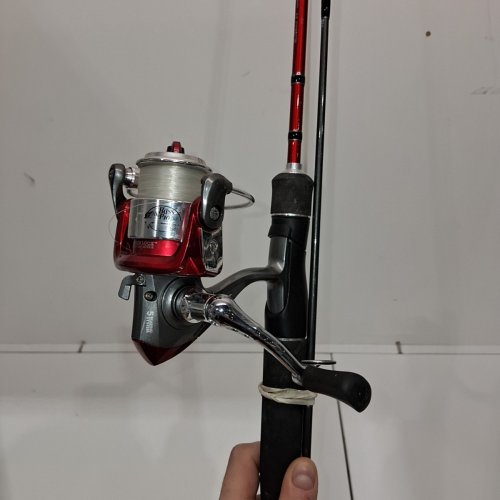 BPS MICRO LITE SPINNING COMBO - LIGHT - 6FT 6" - RED (MODEL: MLT066LS-2) image 3