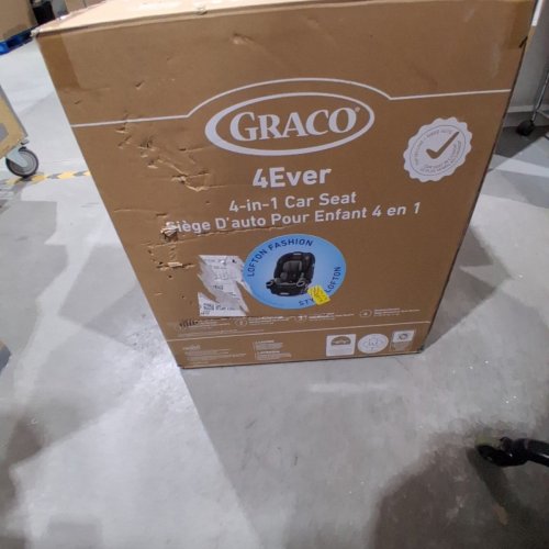 GRACO 4EVER 4-IN-1 CAR SEAT WITH RAPID REMOVE COVER IN LOFTON - BLACK/GREY (MODEL: 2165949) image 7