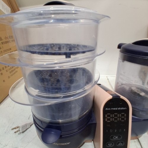 BABYMOOV XL DUO MEAL STATION 6-IN-1 BABY FOOD MAKER - BLUE/PINK (MODEL: AOO1131) image 7