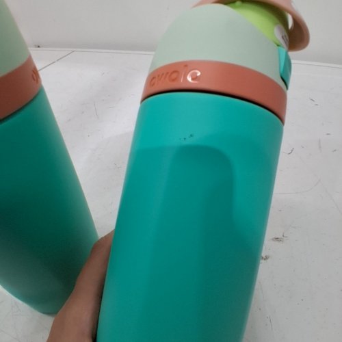 2PK OWALA FREESIP STAINLESS STEEL WATER BOTTLE WITH STRAW - 16 OZ - GREEN (MODEL: 2856617) image 4