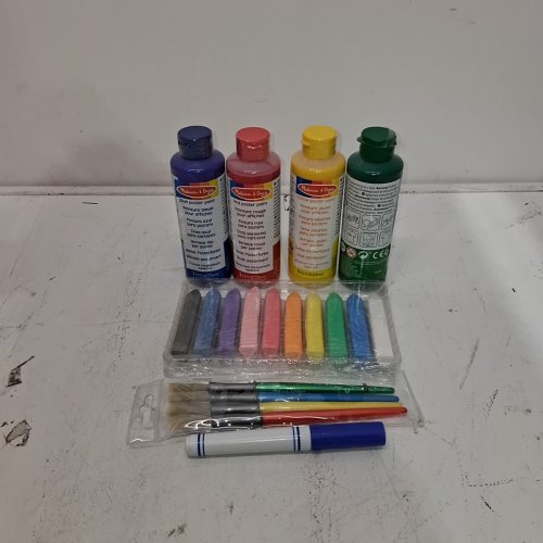 18PC MELISSA AND DOUG EASEL ACCESSORY SET - MULTICOLORED - (MODEL: 96106) image 2