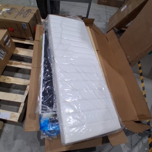 ALLEWIE LIFT UP HYDRAULIC STORAGE BED FRAME - FULL - WHITE (MODEL: KRQDCZW001/USAN1074999AA-4) image 3