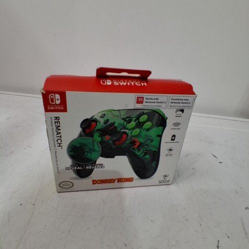 NINTENDO SWITCH TURTLE BEACH REMATCH WIRELESS CONTROLLER DONKEY KONG - BLACK GREEN image 6