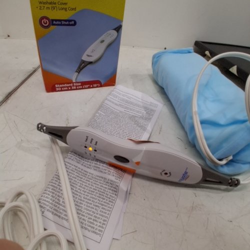 EQUATE HEALTH STANDARD HEATING PAD W/ ARTHRITIC CONTROLLER - 12"X 15" - BLUE image 2