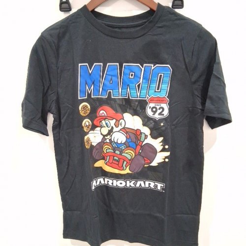 KID'S NINTENDO MARIO KART T-SHIRT - EXTRA LARGE (14-16) - BLACK image 2