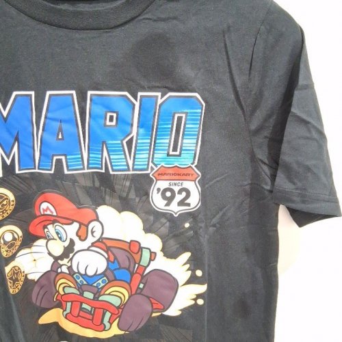 KID'S NINTENDO MARIO KART T-SHIRT - EXTRA LARGE (14-16) - BLACK image 3