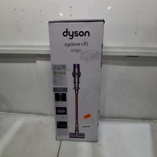 DYSON CYCLONE V10 ORIGIN CORDLESS LIGHTWEIGHT RECHARGABLE CORDLESS STICK VACUUM CLEANER - NICKEL/COPPER - (MODEL:SV12) image 9
