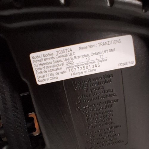 GRACO TRANZITIONS 3-IN-1 HARNESS BOOSTER, PROOF image 7