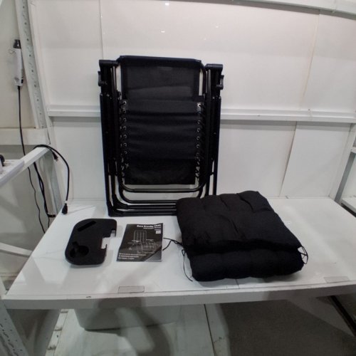 ALPEN ZERO GRAVITY RECLINER LOUNGE CHAIR - 33" - BLACK (MODEL HW-RY01-1P-BK) image 4