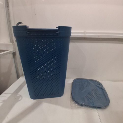2PK MINDREADER PREMIUM LAUNDRY HAMPER - 60L - BLUE image 2