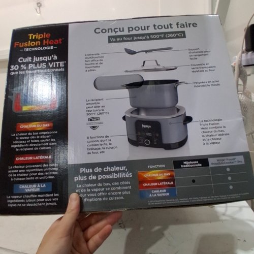 NINJA FOODI POSSIBLECOOKER PRO 8-IN-1 MULTI-COOK SLOW COOKER - 8.5QT - SEA SALT GREY (MODEL: MC1001GN) image 4