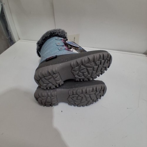 GIRL'S GEORGE WINTER BOOTS - SIZE 3 - BLUE/PINK/GRAY (STYLE: 60ADDIEW26) image 4