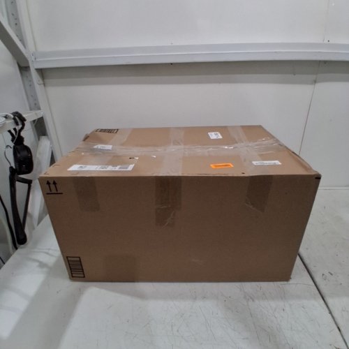 AMAZON BASICS NO MESS HOODED CAT LITTER BOX - LARGE - TAN/GREY image 5