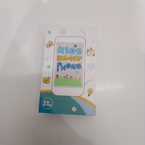 KIDS EDUCATIONAL TOUCHSCREEN SMART PHONE TOY WITH DUAL CAMERA - AGES 3 TO 12 - LIGHT BLUE image 4