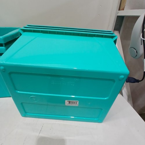 4PK STOREX STORAGE BIN - 4GAL - BLUE image 3