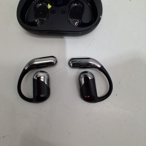 EAR MOUNTED WIRELESS HEADPHONES WITH TRANSLATE FUNCTION - BLACK/SILVER - (MODEL: YYK-Q16) image 3