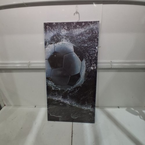 3PC TUMOVO 3 PANELS CANVAS WALL ART PROLIFIC GOALSCORER LIONEL MESSI CANVAS PAINTING - BLACK/WHITE/GRAY image 2