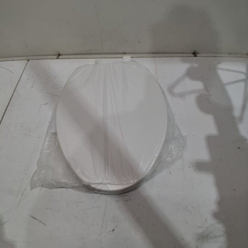 BEMIS ELONGATED PLASTIC TOILET SEAT - 18.61" - 000 WHITE (MODEL: 170) image 2